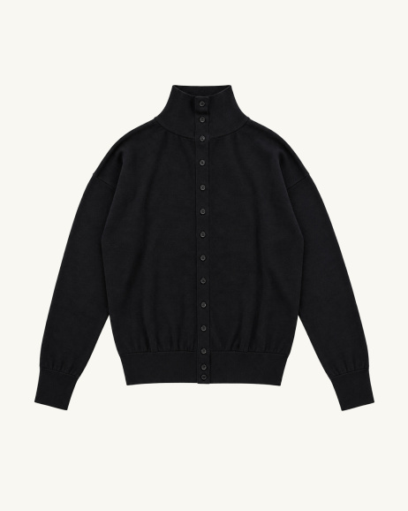 Barena - Cardigan Zea Piuma - Noir - allanjoseph
