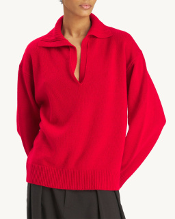 Barena - Pull Duse - Rouge - allanjoseph