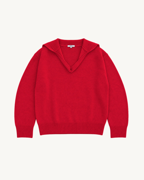 Barena - Pull Duse - Rouge - allanjoseph