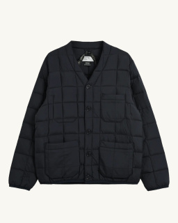 Universal Works X Taion - Quilted Down Jacket – Navy – Unisex - allanjoseph
