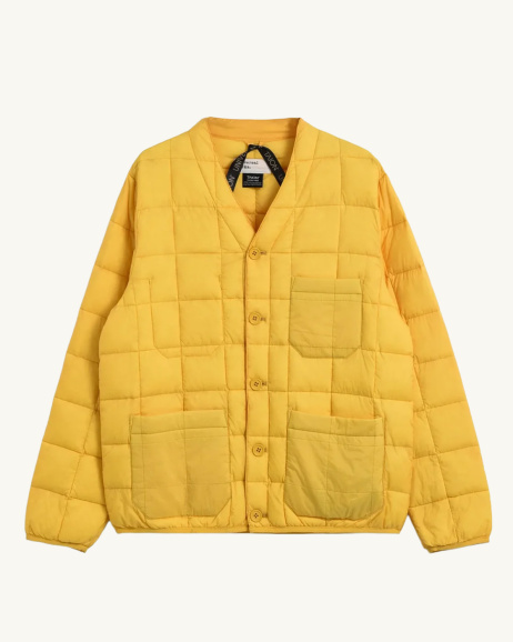 Universal Works X Taion - Quilted Down Jacket – Yellow – Unisex - allanjoseph