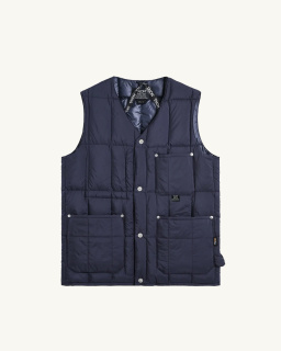 Taion - Doudoune sans manche Work - Navy - Unisexe - allanjoseph