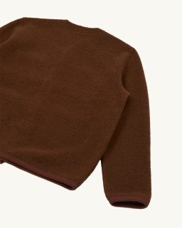 Universal Works - Cardigan en laine polaire - Marron - allanjoseph