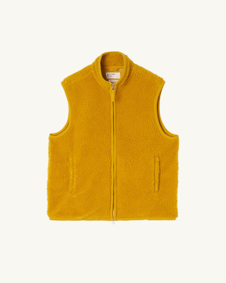 Universal Works - Gilet Hep Mountain - Jaune - allanjoseph