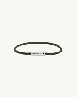 Le Gramme - Brushed Cable Nato 7G Bracelet - Khaki - allanjoseph