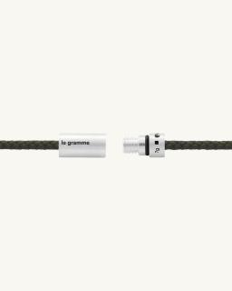Le Gramme - Bracelet câble Nato 7G Brossé - Kaki - allanjoseph