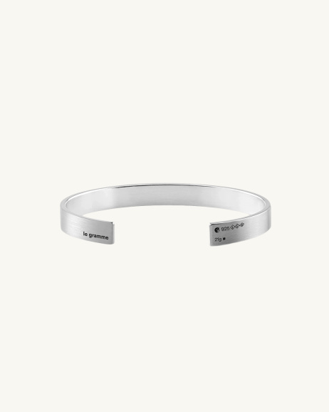 Le Gramme - Bracelet Ruban le 21g - Argent brossé - allanjoseph