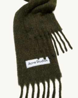 Acne Studios - Echarpe Mohair - Vert - allanjoseph
