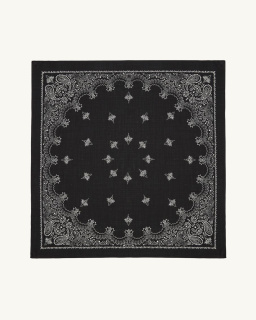 Destin - Foulard carré Judy - Noir - allanjoseph