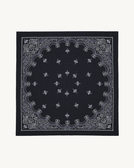 Destin - Foulard carré Judy - Navy - allanjoseph
