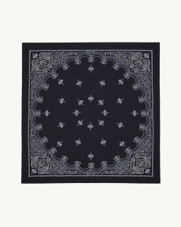 Destin - Judy Square Scarf - Navy - allanjoseph