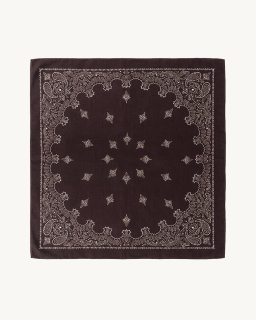 Destin - Judy Square Scarf - Brown - allanjoseph