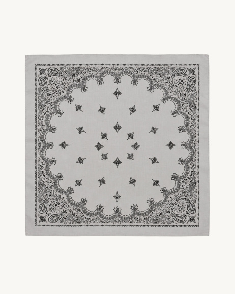 Destin - Judy Square Scarf - Grey - allanjoseph