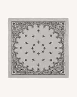 Destin - Judy Square Scarf - Grey - allanjoseph