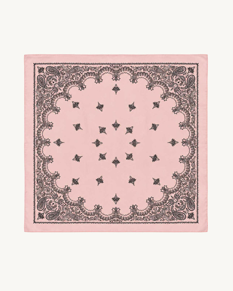 Destin - Foulard carré Judy - Rose - allanjoseph