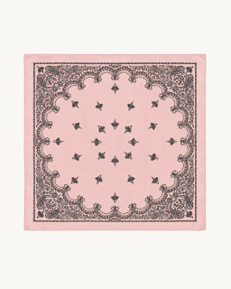Destin - Foulard carré Judy - Rose - allanjoseph