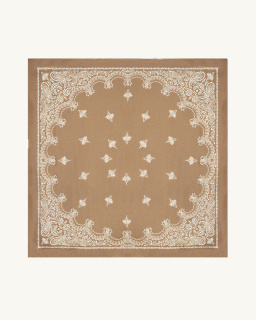Destin - Foulard carré Judy - Vicuna - allanjoseph