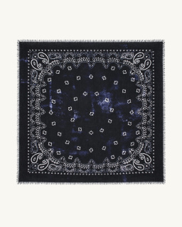 Destin - Foulard Jil Quadra - Navy - allanjoseph