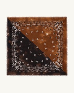 Destin - Jil Quadra Scarf - Brown - allanjoseph