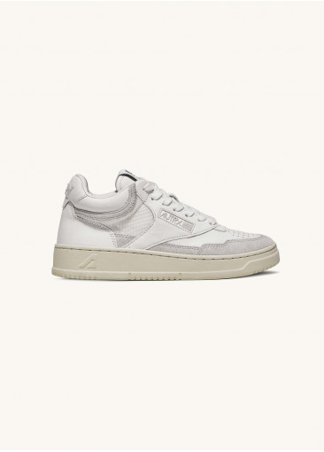 Open Mid Leather Ultra - White