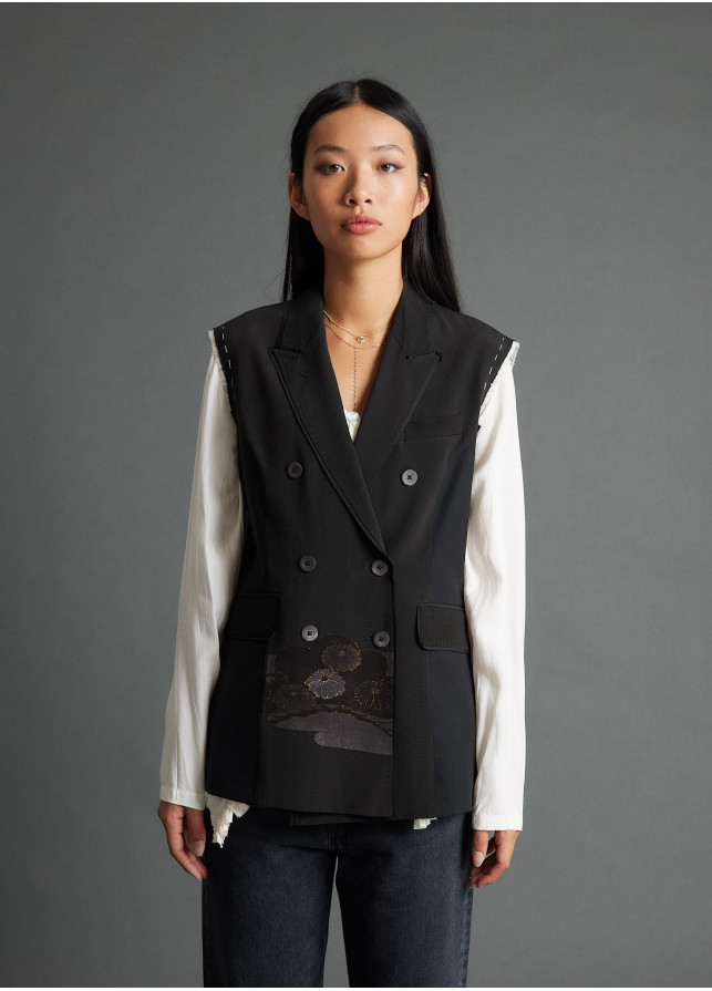 Gilet Kimono Lana
