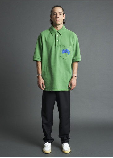 Polo vert Bubble