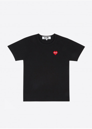 T-Shirt Pixel Heart Noir