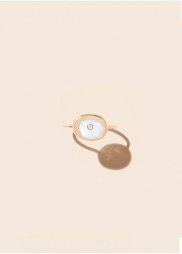 Ring Orso Onyx - Moonstone