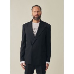 Acne Studios - Double Breasted Jacket Black - allanjoseph