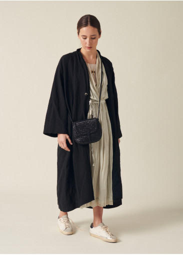 Veste longue Selvedge - Noir