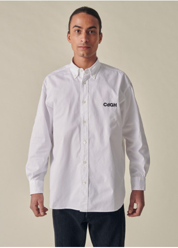 Chemise brodée CDGH - Blanc