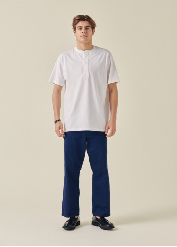Henley T-shirt - White