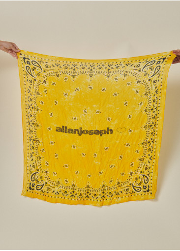 Bandana Vintage - Jaune / Noir