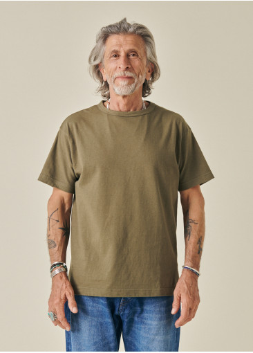 AJ TSHIRT CREW NECK - KAKI