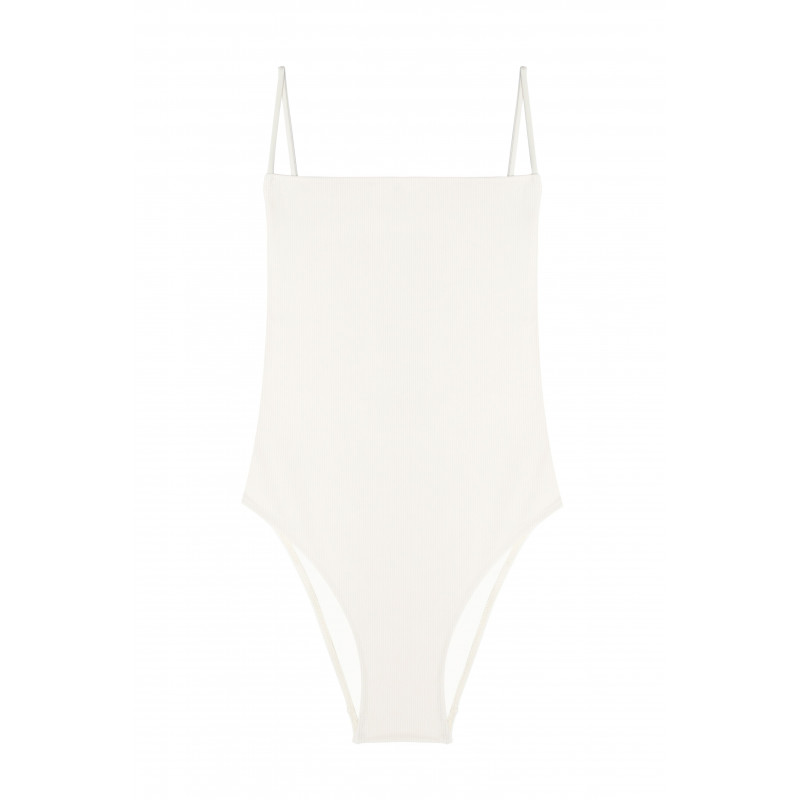 Lido - Ventiquattro one-piece swimsuit Ivory - allanjoseph
